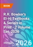 R.R. Bowker's El-Hi Textbooks & Serials in Print - 2 Volume Set, 2026- Product Image