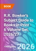 R.R. Bowker's Subject Guide to Books in Print - 6 Volume Set, 2026/27- Product Image