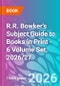 R.R. Bowker's Subject Guide to Books in Print - 6 Volume Set, 2026/27 - Product Thumbnail Image