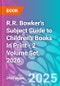 R.R. Bowker's Subject Guide to Children's Books In Print - 2 Volume Set, 2026 - Product Thumbnail Image