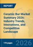 Ceramic Bur Market Summary 2026: Industry Trends, Innovations, and Competitive Landscape- Product Image