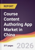 Course Content Authoring App Market in China- Product Image