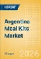 Argentina Meal Kits (Prepared Meals) Market Size, Growth and Forecast Analytics, 2024-2029 - Product Thumbnail Image