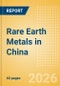 Rare Earth Metals in China - Product Image