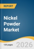 Nickel Powder Market Size, Share & Trends Analysis Report by Product Type, Application, Region, and Segment Forecasts, 2026-2033- Product Image