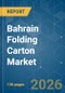Bahrain Folding Carton - Market Share Analysis, Industry Trends & Statistics, Growth Forecasts (2026-2031) - Product Thumbnail Image