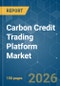 Carbon Credit Trading Platform - Market Share Analysis, Industry Trends & Statistics, Growth Forecasts (2026-2031) - Product Thumbnail Image
