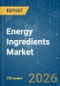 Energy Ingredients - Market Share Analysis, Industry Trends & Statistics, Growth Forecasts (2026-2031) - Product Thumbnail Image