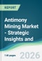 Antimony Mining Market - Strategic Insights and Forecasts (2026-2031) - Product Thumbnail Image