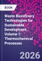 Waste Biorefinery Technologies for Sustainable Development. Volume 1: Thermochemical Processes - Product Image
