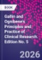 Gallin and Ognibene's Principles and Practice of Clinical Research. Edition No. 5 - Product Thumbnail Image