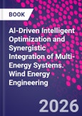 Artificial Intelligence in Energy Systems. Wind Energy Engineering- Product Image