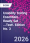 Usability Testing Essentials. Ready, Set ...Test!. Edition No. 3 - Product Thumbnail Image