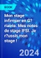 Mon stage infirmier en G?riatrie. Mes notes de stage IFSI. Je r?ussis mon stage ! - Product Image