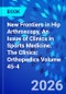 New Frontiers in Hip Arthroscopy, An Issue of Clinics in Sports Medicine. The Clinics: Orthopedics Volume 45-4 - Product Thumbnail Image