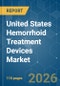 United States Hemorrhoid Treatment Devices - Market Share Analysis, Industry Trends & Statistics, Growth Forecasts (2026-2031) - Product Thumbnail Image