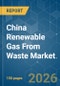 China Renewable Gas From Waste - Market Share Analysis, Industry Trends & Statistics, Growth Forecasts (2026-2031) - Product Image