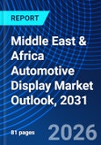 Middle East & Africa Automotive Display Market Outlook, 2031- Product Image