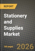 Stationery and Supplies Market Outlook 2026-2034: Market Share, and Growth Analysis by Product Type (Paper-based Products, Writing Instruments, Art and Craft Supplies, Office Essentials (Non-paper)), Distribution Channel, End-User- Product Image