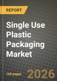Single Use Plastic Packaging Market Outlook 2026-2034: Market Share, and Growth Analysis by Material (Polyethylene Terephthalate (PET), Polyethylene (PE), Polypropylene (PP), Polystyrene (PS), Other Materials), Product Type, End-Use Industfy, Distribution Channel- Product Image