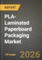 PLA-Laminated Paperboard Packaging Market Outlook 2026-2034: Market Share, and Growth Analysis by Product Type (Cupstock Board, Folding Carton Board, Liquid Packaging Board, Food Tray and Plate Board, Specialty Papers), Application, Substrate Grade - Product Thumbnail Image