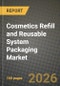 Cosmetics Refill and Reusable System Packaging Market Outlook 2026-2034: Market Share, and Growth Analysis by Packaging Type (Refillable Jars, Refillable Bottles, Reusable Pouches, Twist-in Cartridges, Other Packaging Types), Material, Refill Mechanism, Distribution Channel - Product Thumbnail Image