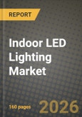 Indoor LED Lighting Market Outlook 2026-2034: Market Share, and Growth Analysis by Product Type (Lamps, Luminaires/Fixtures), Installation Type, Application, Distribution Channel- Product Image