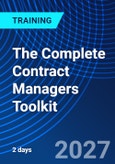 The Complete Contract Managers Toolkit (ONLINE EVENT: September 27-28, 2027)- Product Image
