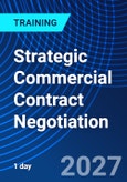 Strategic Commercial Contract Negotiation (ONLINE EVENT: September 29, 2027)- Product Image