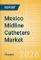 Mexico Midline Catheters Market Outlook to 2033 - Single Lumen Midline Catheters and Double Lumen Midline Catheters - Product Image