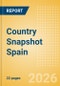 Country Snapshot Spain - Product Thumbnail Image