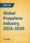 Global Propylene Industry, 2026-2030 - Capacity and Capital Expenditure Forecasts with Details of All Active and Planned Plants - Product Thumbnail Image