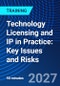 Technology Licensing and IP in Practice: Key Issues and Risks (November 17, 2027) - Product Thumbnail Image