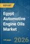 Egypt Automotive Engine Oils - Market Share Analysis, Industry Trends & Statistics, Growth Forecasts (2026-2031) - Product Thumbnail Image