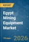 Egypt Mining Equipment - Market Share Analysis, Industry Trends & Statistics, Growth Forecasts (2026-2031) - Product Image