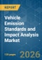 Vehicle Emission Standards and Impact Analysis - Market Share Analysis, Industry Trends & Statistics, Growth Forecasts (2026-2031) - Product Image
