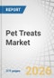 Pet Treats Market by Pet Type, Ingredient Source, Product Type, Function, Manufacturing Process, Distribution Channel, and Region - Forecast to 2031 - Product Thumbnail Image