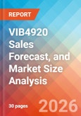 VIB4920 Sales Forecast, and Market Size Analysis - 2034- Product Image