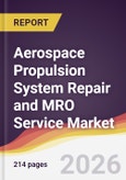 Aerospace Propulsion System Repair and MRO Service Market Report: Trends, Forecast and Competitive Analysis to 2035- Product Image