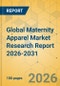 Global Maternity Apparel Market Research Report 2026-2031 - Product Thumbnail Image