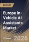 Europe in-Vehicle AI Assistants Market Size, Share & Industry Analysis Report by Vehicle Type, Sales Channel, Level of Integration, Technology, End User, Country Outlook and Forecast, 2026-2033 - Product Image