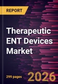 Therapeutic ENT Devices Market Size and Forecast (2021 - 2034), Global and Regional Share, Trend, and Growth Opportunity Analysis- Product Image