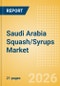 Saudi Arabia Squash/Syrups (Soft drinks) Market Size, Growth and Forecast Analytics, 2024-2029 - Product Thumbnail Image