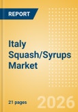 Italy Squash/Syrups (Soft drinks) Market Size, Growth and Forecast Analytics, 2024-2029- Product Image