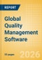 Global Quality Management Software - Product Thumbnail Image