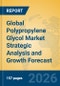 Global Polypropylene Glycol Market Strategic Analysis and Growth Forecast - Product Thumbnail Image