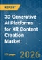 3D Generative AI Platforms for XR Content Creation - Market Share Analysis, Industry Trends & Statistics, Growth Forecasts (2026-2031) - Product Thumbnail Image