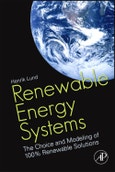Renewable Energy Systems. The Choice and Modeling of 100% Renewable Solutions- Product Image