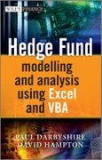 Hedge Fund Modelling and Analysis Using Excel and VBA. Edition No. 1. The Wiley Finance Series- Product Image