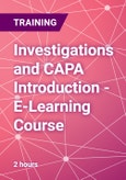 Investigations and CAPA Introduction - E-Learning Course- Product Image